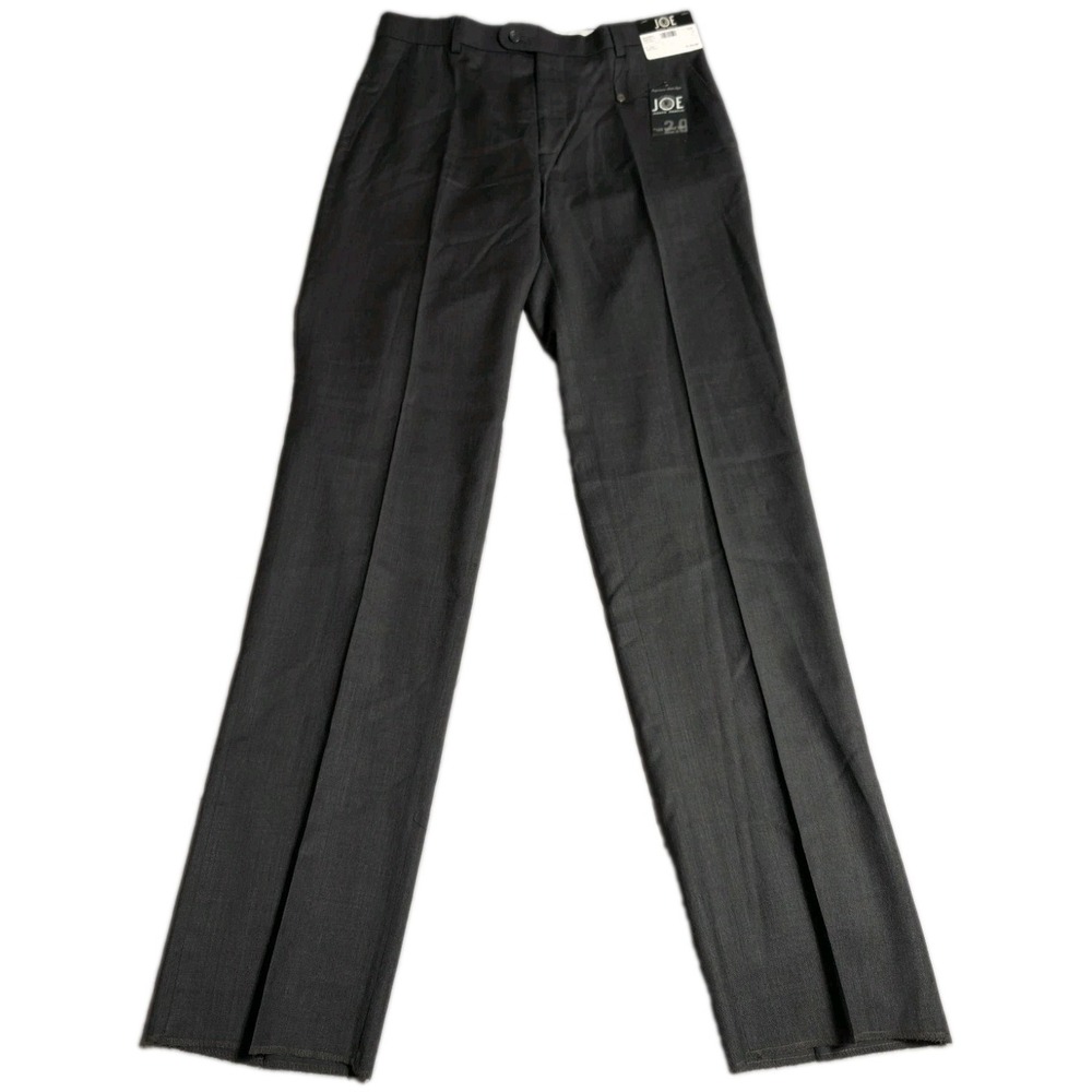 Joseph Abboud JOE 2.0 Survival Pants Mens 34 Charcoal 100% Wool NWT Dress Pants